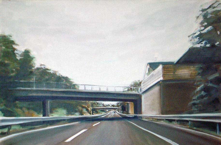 A 1, Oil on Canvas, 110 x 75 cm, 1995 @ Stefanie Bürkle - VG Bild-Kunst