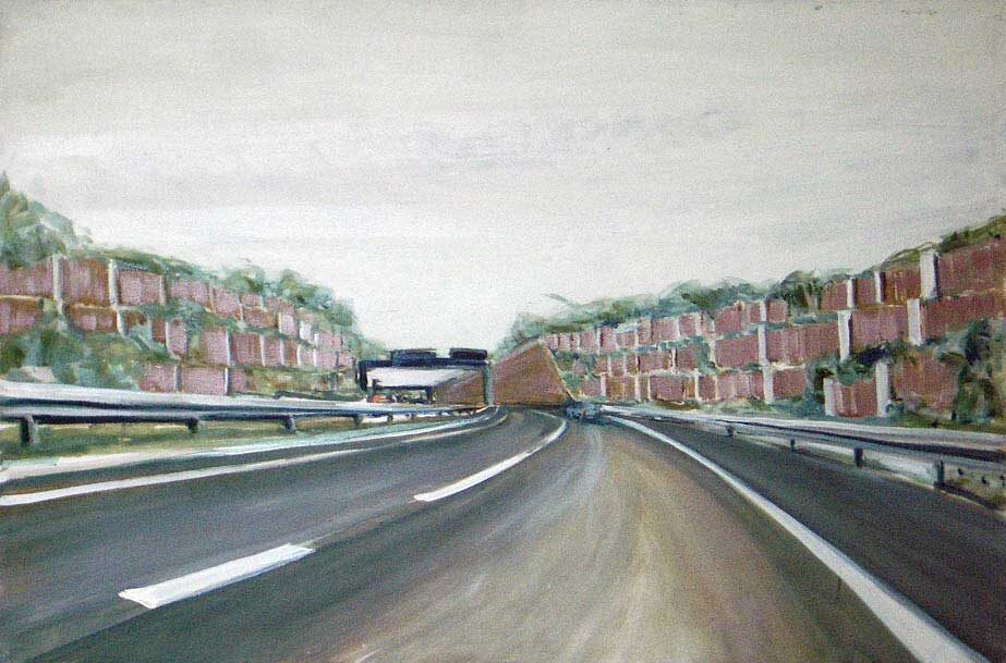 A 42, Oil on Canvas, 110 x 75 cm, 1995 @ Stefanie Bürkle - VG Bild-Kunst