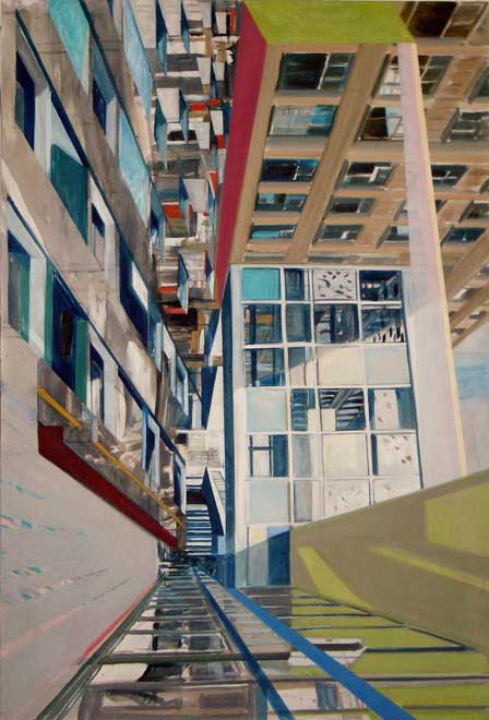 Vacant Site, 145 x 210 cm, Oil on Canvas, 2007 © Stefanie Bürkle - VG Bild-Kunst