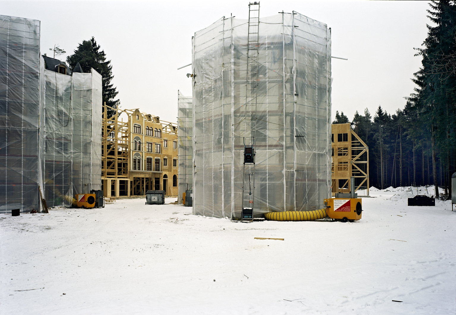 Marienhof II,3 im Bau auf dem Bavariagelände, München © Stefanie Bürkle - VG Bild-Kunst, 2001